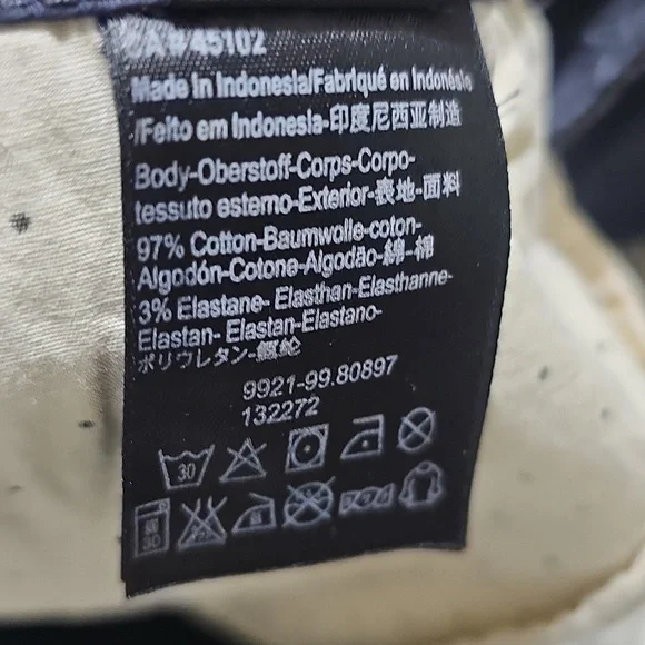 Scotch &‎ Soda Skinny Navy Chino Pants Size 26 - Picture 7 of 8